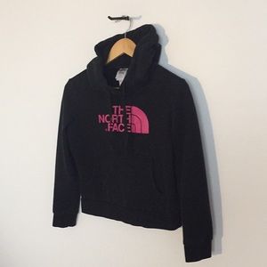 The North Face Med Hoodie Black & Pink
